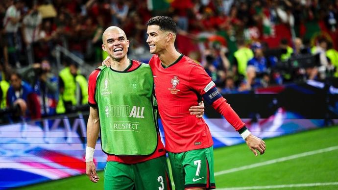 Pepe dan Cristiano Ronaldo