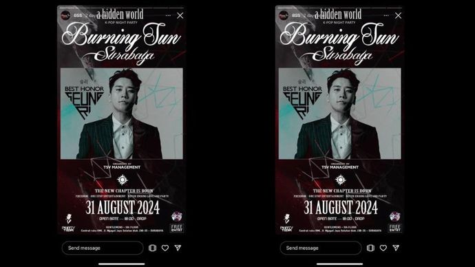 Poster yang menampilkan Seungri sebagai bintang utama dalam acara   