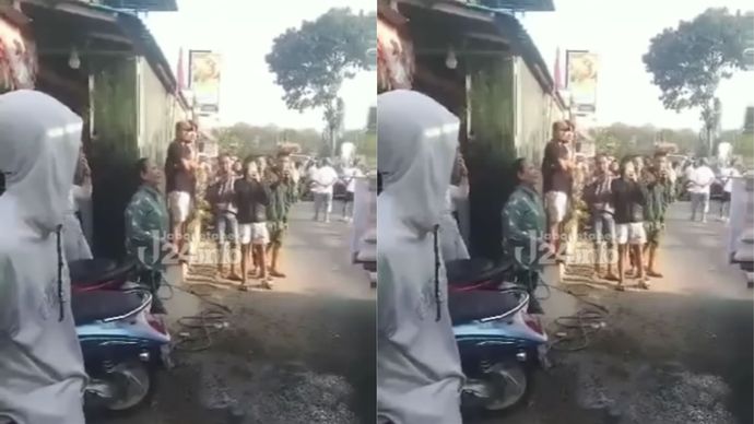 Ibu-ibu Nyaris Dikeroyok Peserta Karnaval Sound System