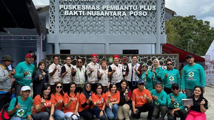 AFC Health Center, Puskesmas Pembantu Plus Poso Dongi-Dongi: Kolaborasi Sukses antara Pihak Swasta dan Pemerintah Daerah 