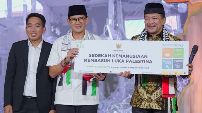 Sandiaga Uno Bersama BAZNAS RI Gelar Malam Solidaritas Palestina <b>(Baznas)</b>