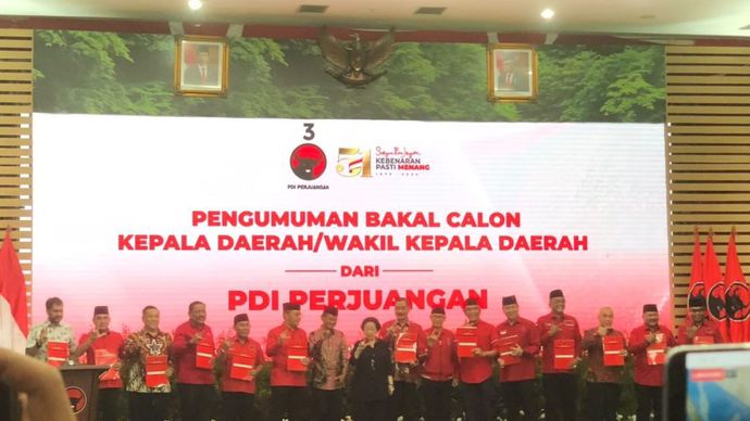 Pengumuman Calon Kepala Daerah Tingkat Kabupaten/Kota dan Gubernur di Pilkada Serenrab 2024 Gelombang Pertama 