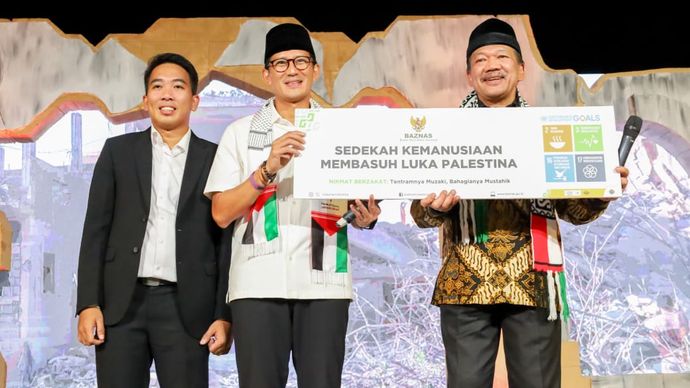 Sandiaga Uno Bersama BAZNAS RI Gelar Malam Solidaritas Palestina <b>(Baznas)</b>