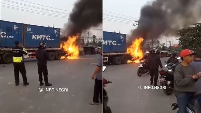 Kecelakaan tragis di Jalan Raya Serang - Tangerang