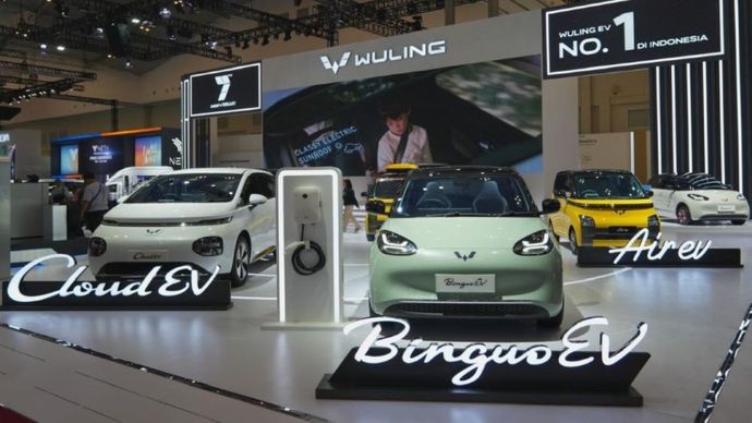 Wuling EV ABC Stories, yang merupakan keluarga kendaraan listrik yang terdiri dari Air ev, BinguoEV, dan Cloud EV. (Foto: Wuling)