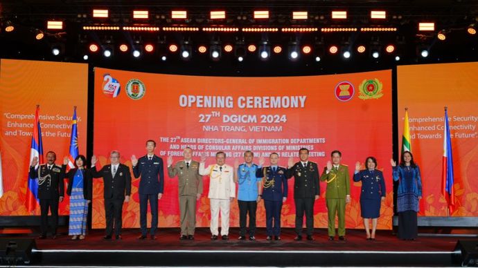 27th Meeting of ASEAN Directors-General of Immigration Departments and Heads of Consular Affairs Division of The Ministries of Foreign Affairs (DGICM) di Nha Trang - Vietnam, 14 Agustus 2024.