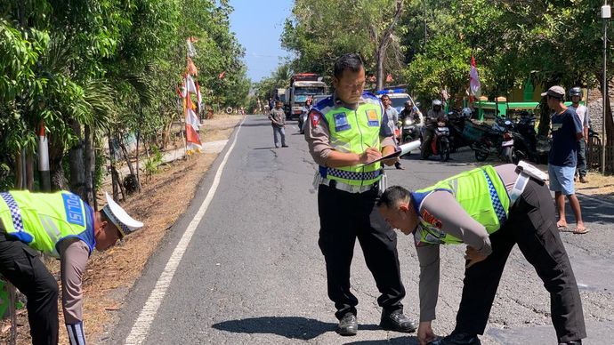 Kecelakaan Maut Mobil Tabrak Sepeda Motor di Wonogiri <b>(Humas Polres Wonogiri)</b>