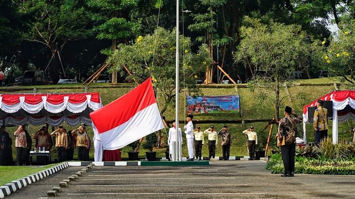 Artha Graha Peduli dan Artha Graha Network menggelar upacara kemerdekaan yang dilaksanakan serentak di 45 titik lokasi yang tersebar di 32 provinsi di Indonedia