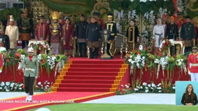 Presiden Jokowi dan presiden terpilih Prabowo Subianto. (YouTube) 