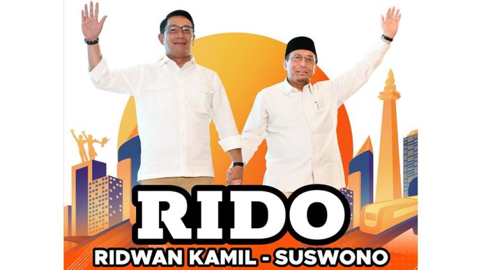 Pasangan Ridwan Kamil dan Suswono