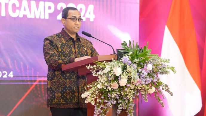 Kepala Eksekutif Pengawas Inovasi Teknologi Sektor Keuangan, Aset Keuangan Digital, dan Aset Kripto OJK Hasan Fawzi.  <b>(ANTARA/HO-OJK.)</b>