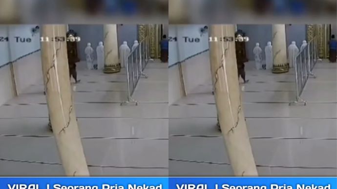 pria lecehkan wanita lagi salat