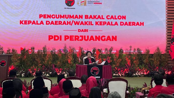 Ketua Umum PDIP Megawati Soekarnoputri. 