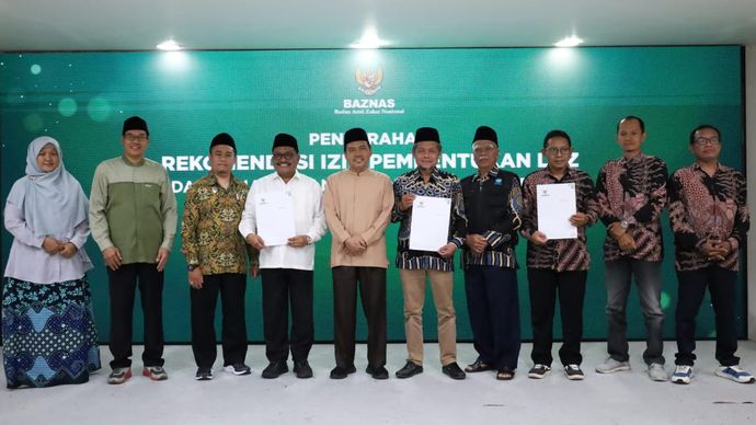  BAZNAS Berikan Rekomendasi Izin Pembentukan Tiga LAZ