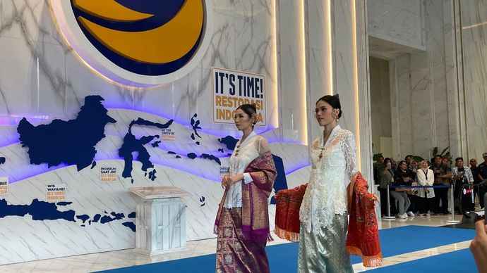 Pra kongres III Partai NasDem gelar fashion show dengan tema Nusantara  