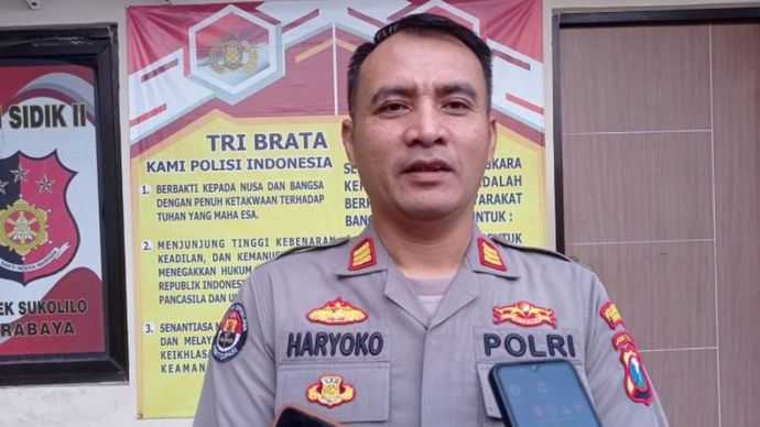 Kepala Seksi Hubungan Masyarakat Polrestabes Surabaya AKP Haryoko.