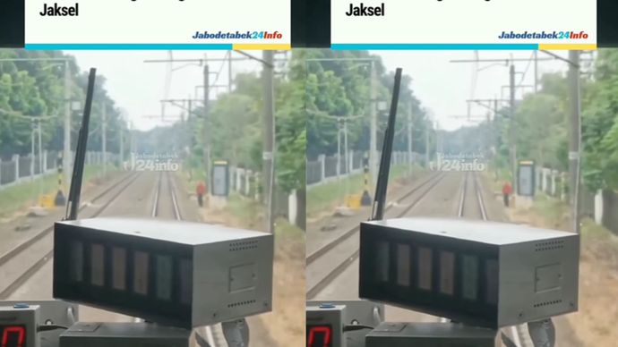 Pria tabrakan diri ke kereta di Lenteng Agung