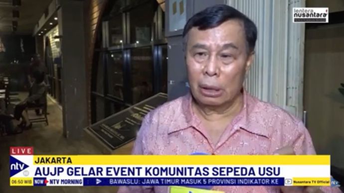 Ketua Pembina Alumni USU Jabodetabek Peduli, Nurdin Tampubolon/tangkapan layar NTV