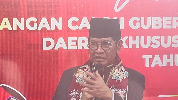 Pramono Anung sudah minta izin Presiden Jolwo untuk maju Pilgub Jakarta 2024 (Ntvnews.id-Muslimin Trisyuliono)