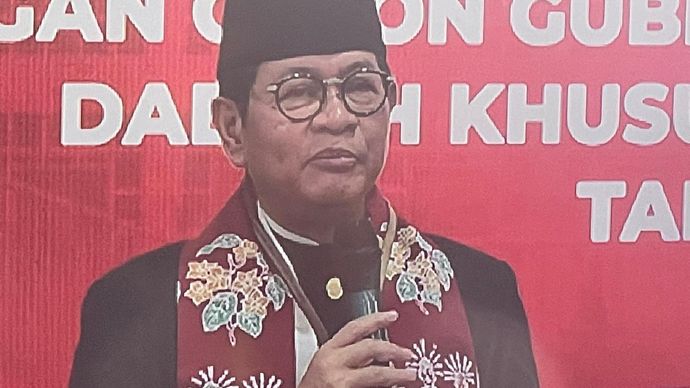 Pramono Anung ungkap alasan maju Pilgub Jakarta 2024 (Ntvnews.id-Muslimin Trisyuliono).