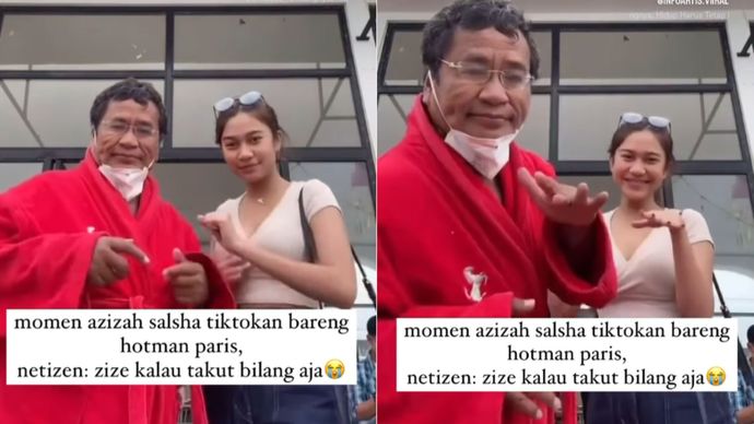 Azizah Salsha dan Hotman Paris