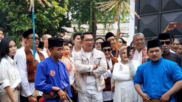 Ridwan Kamil sambangi TKN Fanta