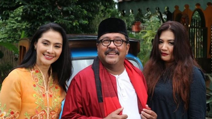 Maudy Koesnaedi, Rano Karno dan Cornelia Agatha. (Instagram) 