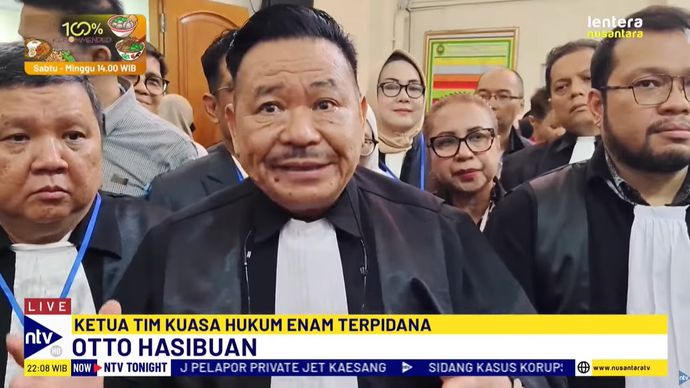 Ketua Tim Kuasa Hukum enam terpidana kasus kematian Vina dan Eky, Otto Hasibuan.