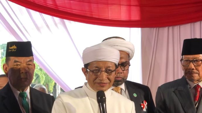 Imam Besar Masjid Istiqlal KH Nasaruddin Umar  <b>(NTVnews.id)</b>