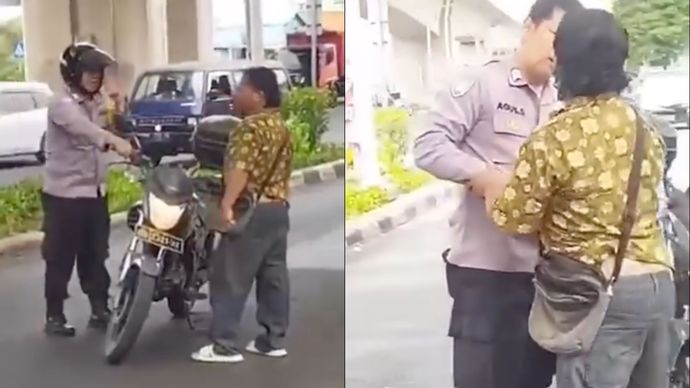 Polisi Amankan Pria Bersajam