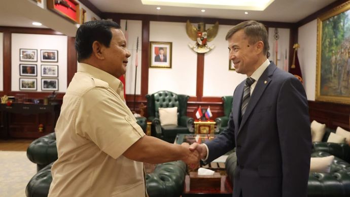 Prabowo dan Dubes Rusia <b>(Istimewa)</b>