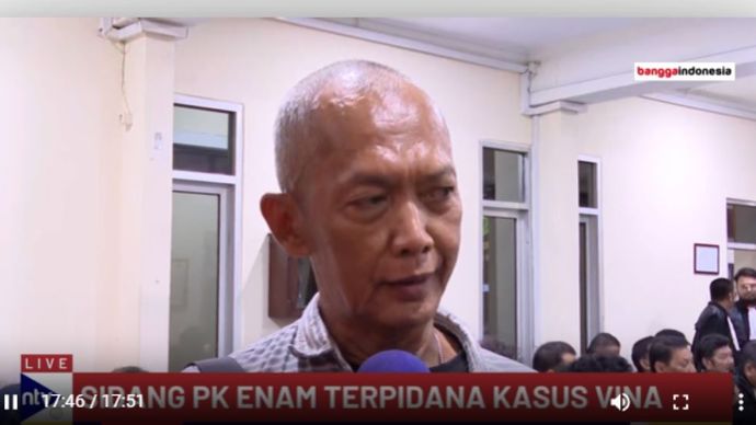 Asep Kusnadi ayah terpidana kasus Vina, Rivaldy/tangkapan layar NTV