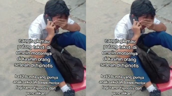 Korban hipnotis di Tangerang Selatan.