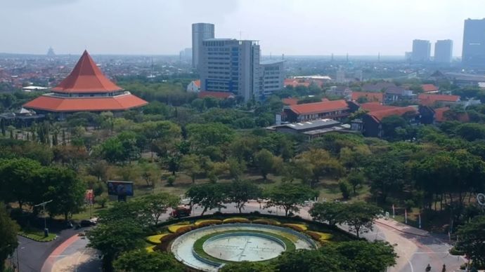 Kampus ITS Surabaya.