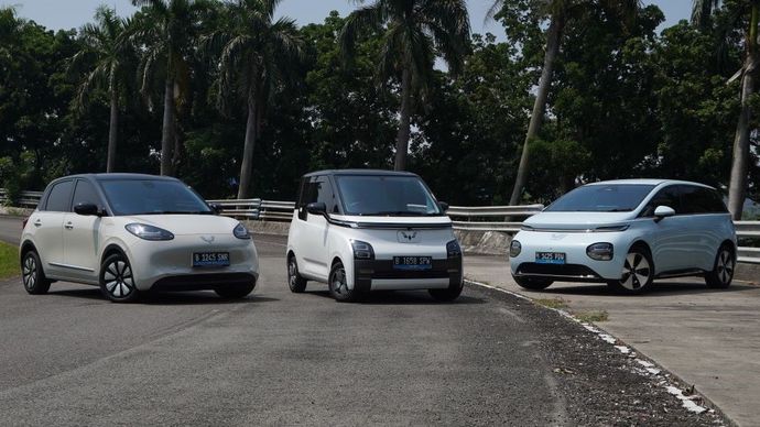 Wuling berhasil memborong tiga predikat sekaligus melalui inovasi kendaraan listrik yang semakin diakui oleh masyarakat Indonesia. (Foto: Istimewa/Wuling Motors)