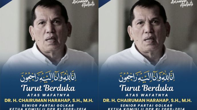 Tokoh senior dari Partai Golkar Chairuman Harahap