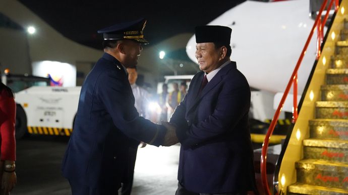 Menhan Prabowo di Manila <b>(Dok. Istimewa)</b>