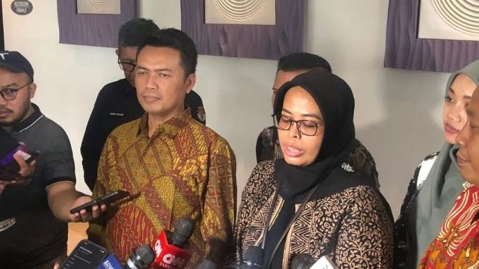 Usai rapat pleno penetapan pasangan calon atau peserta Pilgub Jabar 2024 di Bandung, Minggu