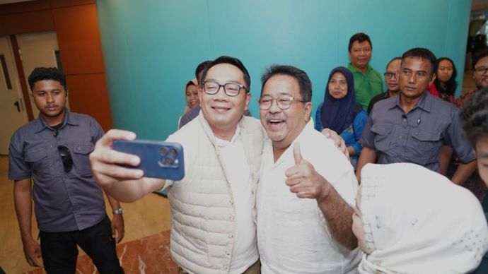 Rano Karno dan Ridwan Kamil