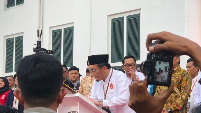 Pasangan Calon Nomor Urut 1 Ridwan Kamil-Suswono Tanda Tangani Deklarasi Damai <b>(NTV News.id)</b>