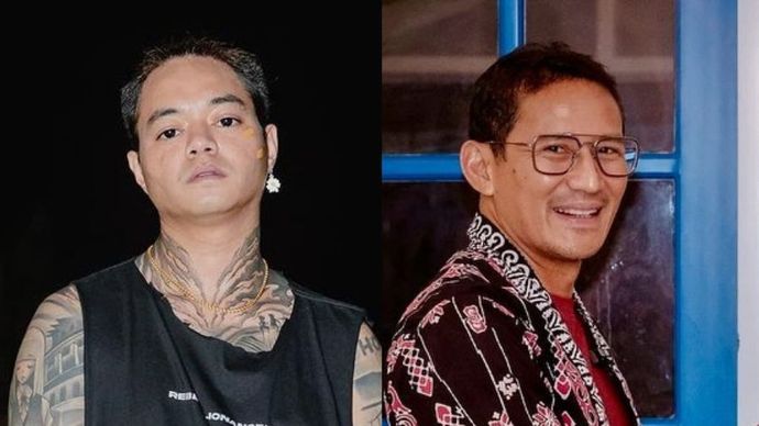 Reza Arap dan Sandiaga Uno