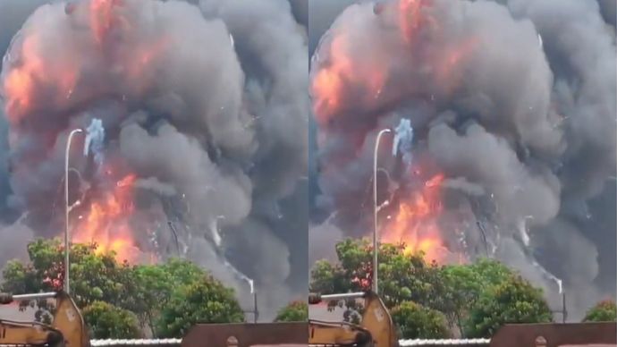 kebakaran di cikupa Tangerang