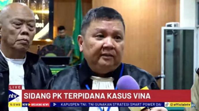 Tim kuasa hukum terpidana Sudirman, Jutek Bongso/tangkapan layar NTV