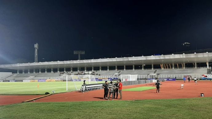 Suasana Stadion Madya, GBK, Jakarta.