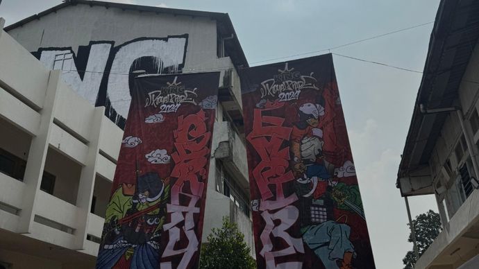 Seniman Mancanegara Hiasi Tembok-tembok PFN Heritage dengan Karya Grafiti <b>(Istimewa)</b>