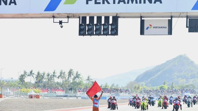 Pertamina konsisten menukung ajang MotoGP di Indonesia. (Foto: Dok/Humas Pertamina)