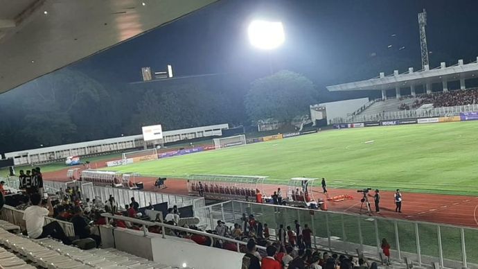 Suasana tribun penonton di Stadion Madya GBK, Jakarta, Minggu (29/9/2024). <b>(Dok.Ntvnews.id)</b>