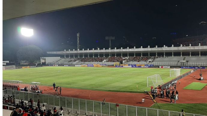 Suasana stadion Madya GBK, Jakarta, Minggu (29/9/2024).