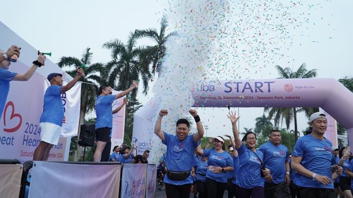 UOB Indonesia Galang Dana Rp350 juta Lalui UOB Heartbeat Run/Walk 2024 untuk Dukung Siswa dengan Gangguan Pendengaran