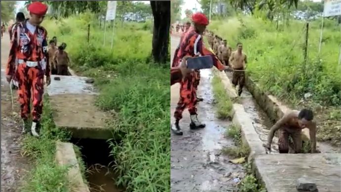 Latihan Fisik dan Mental Anggota Pemuda Pancasila